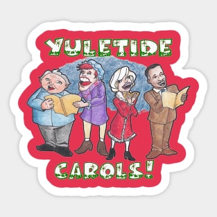 Yuletide Carols Sticker